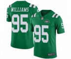New York Jets #95 Quinnen Williams Limited Green Rush Vapor Untouchable Football Jersey