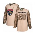 Florida Panthers #20 Aleksi Heponiemi Authentic Camo Veterans Day Practice Hockey Jersey