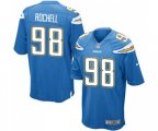 Los Angeles Chargers #98 Isaac Rochell Game Electric Blue Alternate Football Jersey