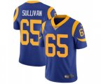 Los Angeles Rams #65 John Sullivan Royal Blue Alternate Vapor Untouchable Limited Player Football Jersey