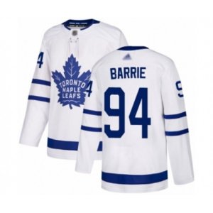 Toronto Maple Leafs #94 Tyson Barrie Authentic White Away Hockey Jersey
