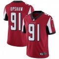 Atlanta Falcons #91 Courtney Upshaw Red Team Color Vapor Untouchable Limited Player NFL Jersey