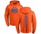 New York Knicks #30 Julius Randle Orange One Color Backer Pullover Hoodie