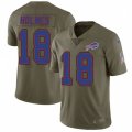 Buffalo Bills #18 Andre Holmes Limited Olive 2017 Salute to Service NFL Jersey