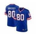 New York Giants #80 Jeremy Shockey Royal Stitched Game Jersey