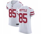 San Francisco 49ers #85 George Kittle White Vapor Untouchable Elite Player Football Jersey