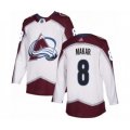 Colorado Avalanche #8 Cale Makar Authentic White Away Hockey Jersey