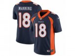 Denver Broncos #18 Peyton Manning Vapor Untouchable Limited Navy Blue Alternate NFL Jersey