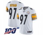 Pittsburgh Steelers #97 Cameron Heyward White Vapor Untouchable Limited Player 100th Season Football Jersey