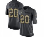Oakland Raiders #20 Daryl Worley Limited Black 2016 Salute to Service Football Jersey