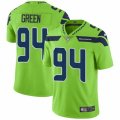 Seattle Seahawks #94 Rasheem Green Limited Green Rush Vapor Untouchable NFL Jersey