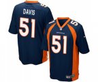 Denver Broncos #51 Todd Davis Game Navy Blue Alternate Football Jersey