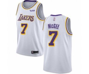 Los Angeles Lakers #1 JaVale McGee Swingman White Basketball Jersey - Association Edition