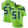Seattle Seahawks #51 Barkevious Mingo Limited Green Rush Vapor Untouchable NFL Jersey