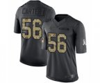Carolina Panthers #56 Jermaine Carter Limited Black 2016 Salute to Service Football Jersey