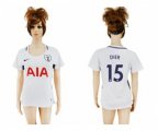 Women Tottenham Hotspur #15 Dier Home Soccer Club Jersey