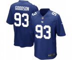 New York Giants #93 B.J. Goodson Game Royal Blue Team Color Football Jersey