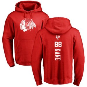 Chicago Blackhawks #88 Patrick Kane Red One Color Backer Pullover Hoodie