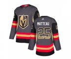 Vegas Golden Knights #25 Stefan Matteau Authentic Black Drift Fashion NHL Jersey