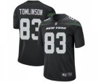 New York Jets #83 Eric Tomlinson Game Black Alternate Football Jersey