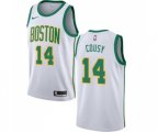 Boston Celtics #14 Bob Cousy Swingman White Basketball Jersey - City Edition