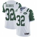 New York Jets #32 Juston Burris White Vapor Untouchable Limited Player NFL Jersey