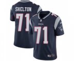 New England Patriots #71 Danny Shelton Navy Blue Team Color Vapor Untouchable Limited Player Football Jersey