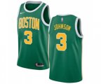 Boston Celtics #3 Dennis Johnson Green Swingman Jersey - Earned Edition