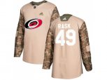 Carolina Hurricanes #49 Victor Rask Camo Authentic 2017 Veterans Day Stitched NHL Jersey