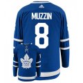 Toronto Maple Leafs #8 Jake Muzzin Blue Home Authentic Stitched NHL Jersey