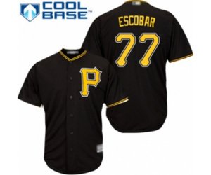 Pittsburgh Pirates Luis Escobar Replica Black Alternate Cool Base Baseball Player Jersey