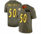 Pittsburgh Steelers #50 Ryan Shazier Olive Gold 2019 Salute to Service Limited Player Football Jersey