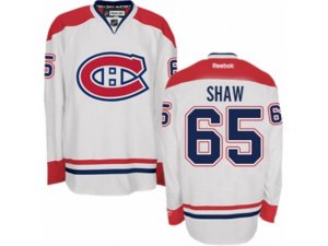Montreal Canadiens #65 Andrew Shaw Authentic White Away NHL Jersey