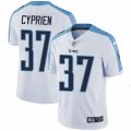 Tennessee Titans #37 Johnathan Cyprien White Vapor Untouchable Limited Player NFL Jersey