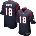 Houston Texans #18 Sammie Coates Game Navy Blue Team Color NFL Jersey