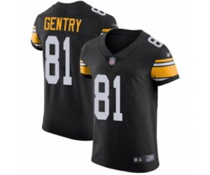 Pittsburgh Steelers #81 Zach Gentry Black Alternate Vapor Untouchable Elite Player Football Jersey