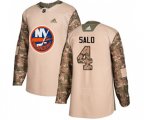 New York Islanders #4 Robin Salo Authentic Camo Veterans Day Practice NHL Jersey
