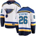 St. Louis Blues #26 Paul Stastny Fanatics Branded White Away Breakaway NHL Jersey