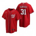 Nike Washington Nationals #31 Max Scherzer Red Alternate Stitched Baseball Jersey