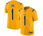 Los Angeles Chargers #1 Ty Long Limited Gold Inverted Legend Football Jersey