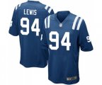 Indianapolis Colts #94 Tyquan Lewis Game Royal Blue Team Color Football Jersey