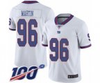 New York Giants #96 Kareem Martin Limited White Rush Vapor Untouchable 100th Season Football Jersey
