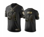 New Orleans Saints #94 Cameron Jordan Limited Black Golden Edition Football Jersey