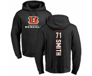 Cincinnati Bengals #71 Andre Smith Black Backer Pullover Hoodie