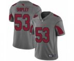 Arizona Cardinals #53 A.Q. Shipley Limited Silver Inverted Legend Football Jersey