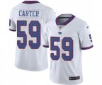 New York Giants #59 Lorenzo Carter Limited White Rush Vapor Untouchable Football Jersey