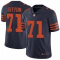 Chicago Bears #71 Josh Sitton Navy Blue Alternate Vapor Untouchable Limited Player NFL Jersey
