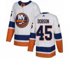 New York Islanders #45 Noah Dobson Authentic White Away NHL Jersey