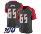 Tampa Bay Buccaneers #65 Alex Cappa Limited Gray Inverted Legend 100th Season Football Jersey