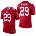 New York Giants #29 Xavier McKinney Nike Red Inverted Vapor Limited Jersey